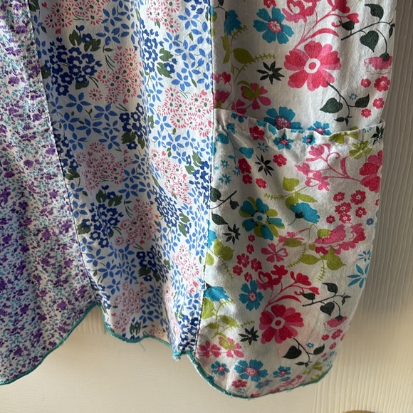 Boho Patchwork Sunrise Tank with Pockets - Picture 5 of 9